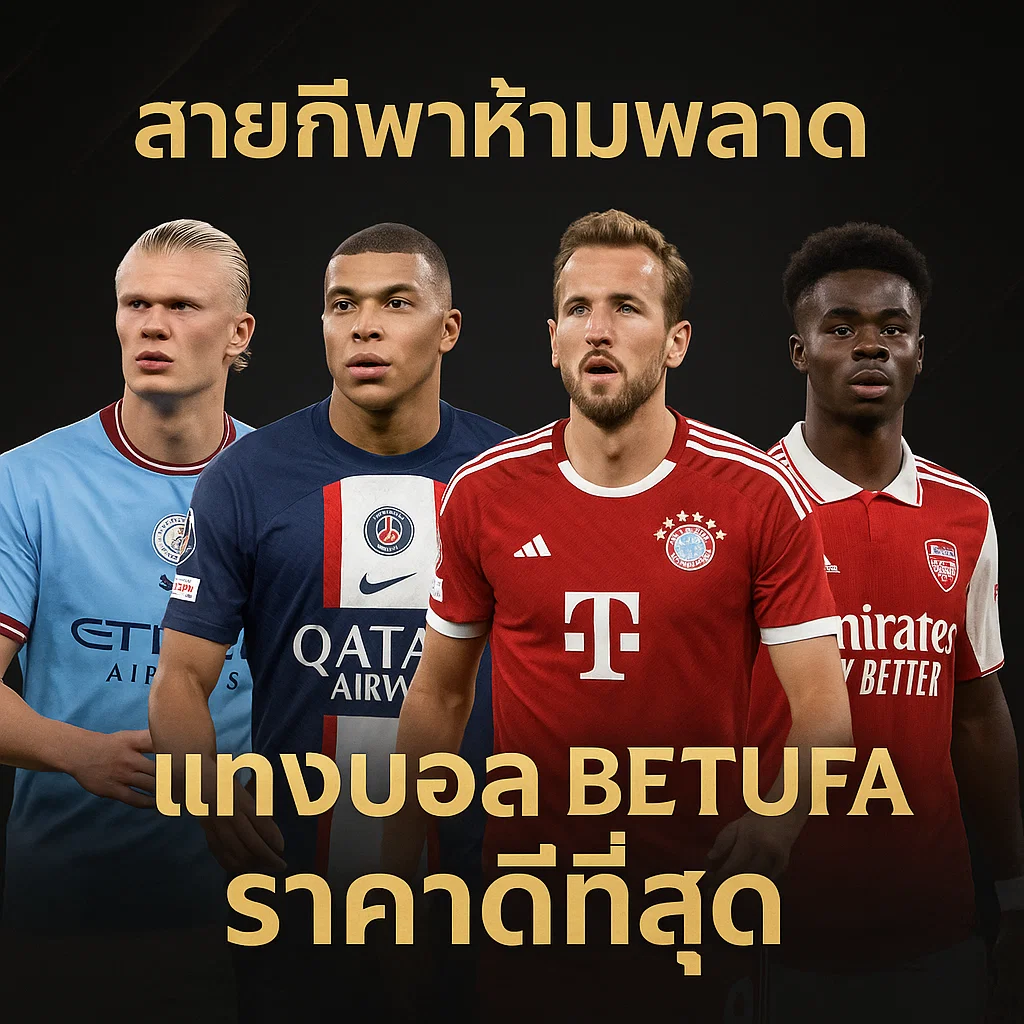 สายกีฬาห้ามพลาด: แทงบอล BETUFA ราคาดีที่สุด